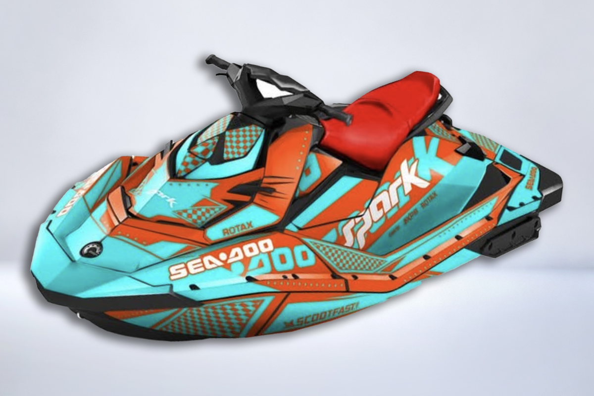 Graphics kit Seadoo SPARK TRIXX 2UP 3UP 2019-2023 - TARÆLIS