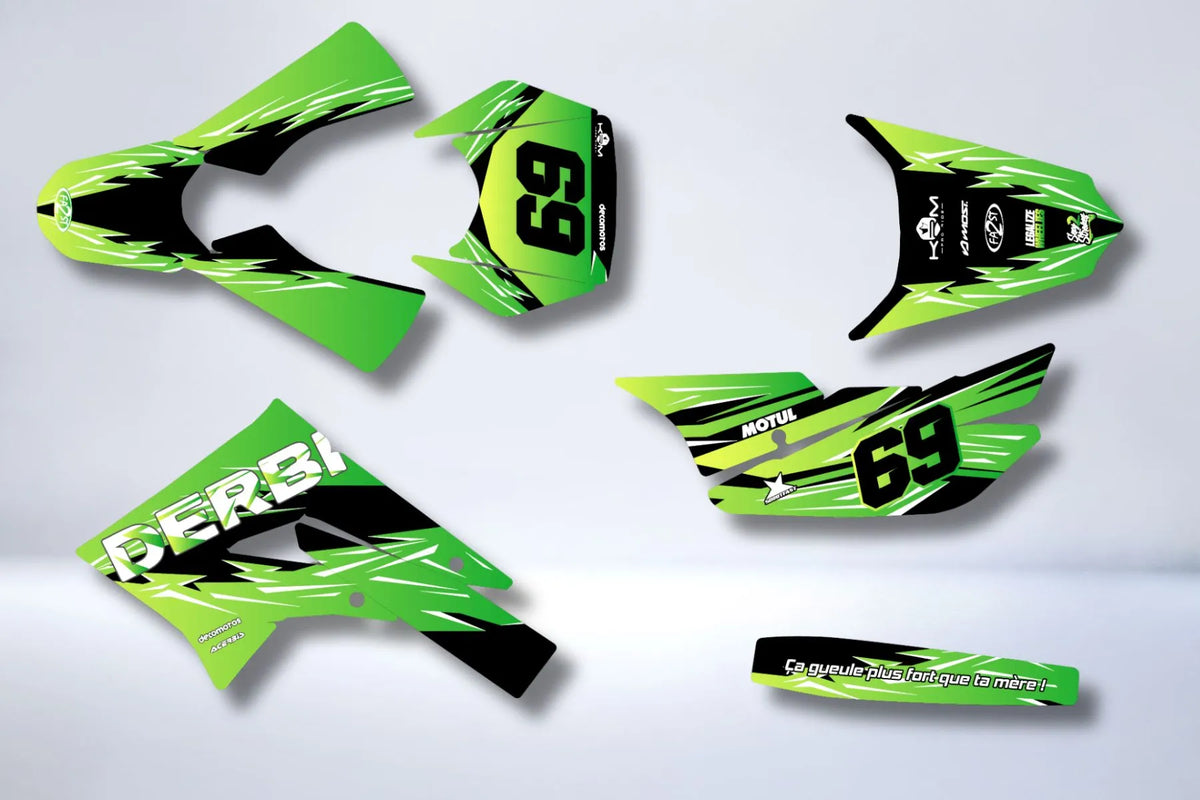 DERBI X-TREME / RACING 2011-2017 Deco Kit - GRADIENT
