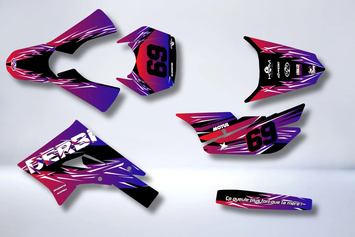 DERBI X-TREME / RACING 2011-2017 Deco Kit - GRADIENT