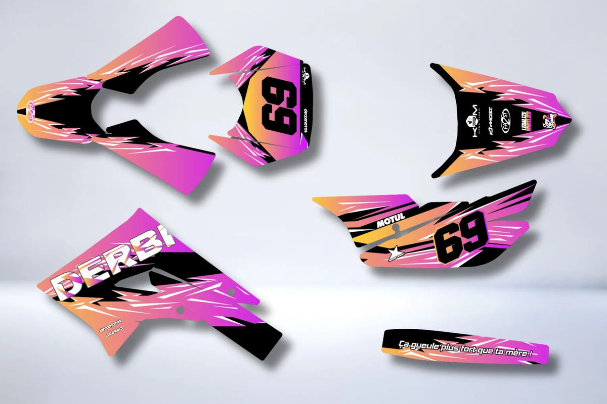 DERBI X-TREME / RACING 2011-2017 Deco Kit - GRADIENT