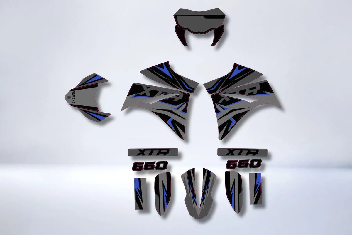 Kit Déco GREY – Yamaha XT 660 avant 2006
