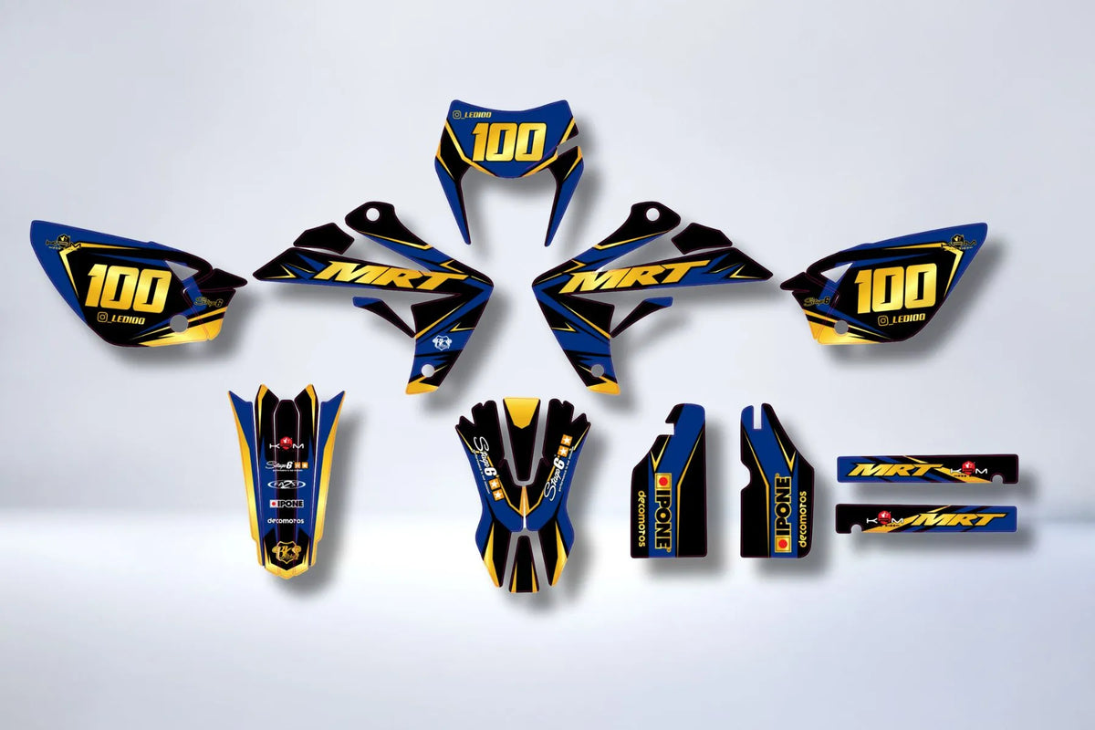 Kit de decoración RIEJU MRT 2009-2021 - AZUL ORO