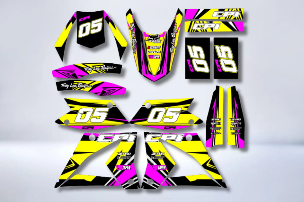 CPI Deco Kit After 2007 - YELLOW PINK