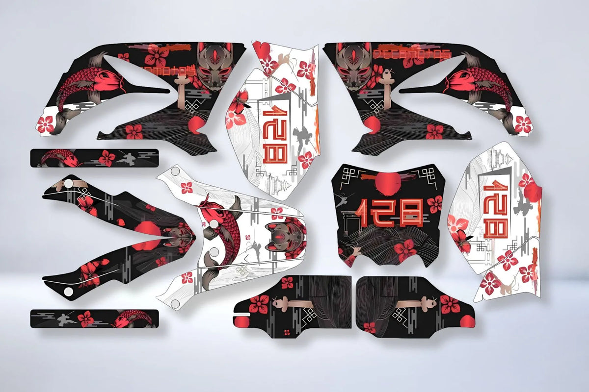 Kit de decoración Yamaha DT 50 2003-2020 (holográfico opcional) - JAPÓN