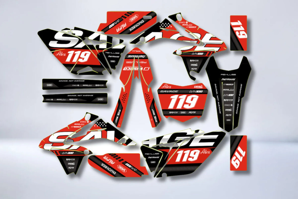 Kit Déco SUZUKI RMZ 250 2010-2018 - SAVAGE