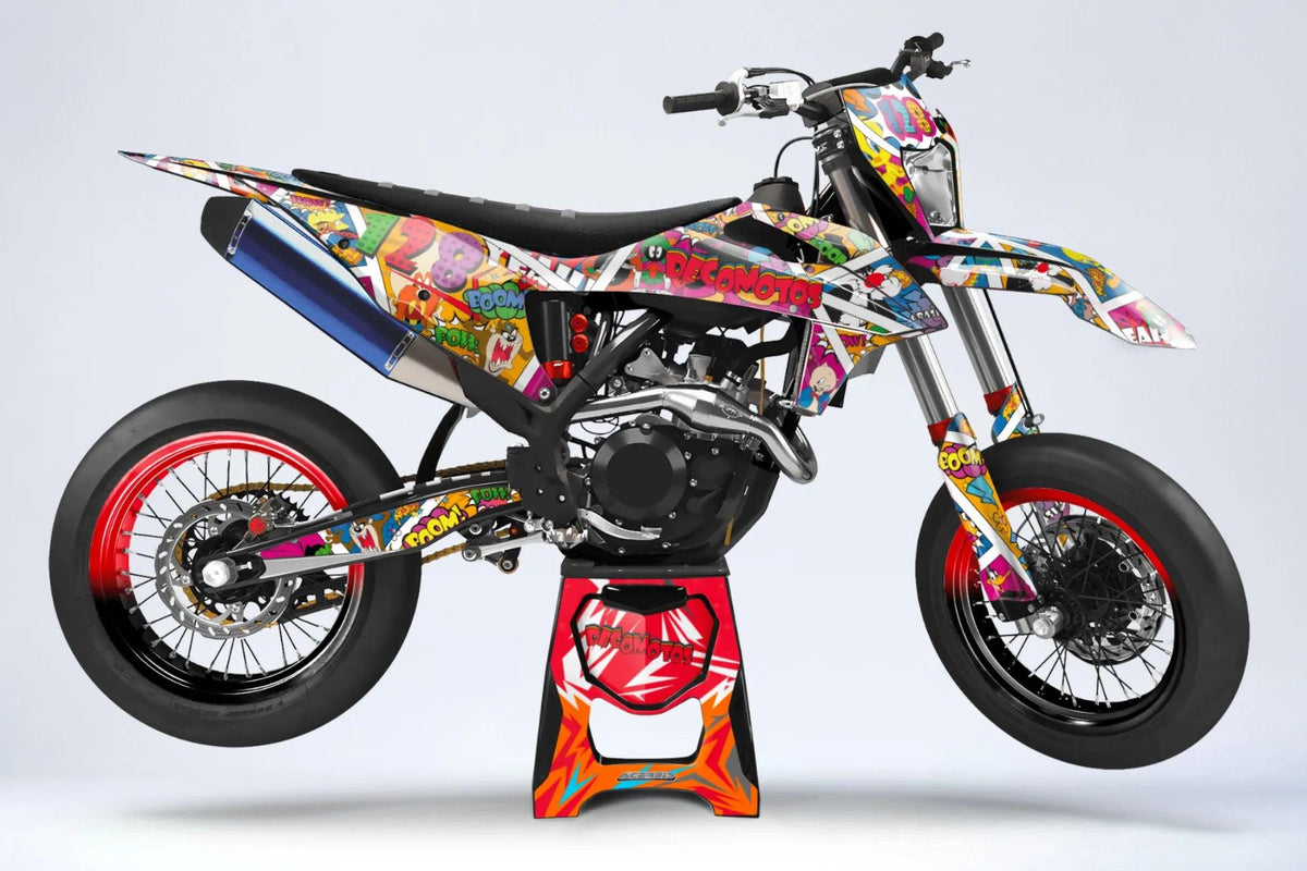graphics kit KTM adaptable to all models - CARTOON