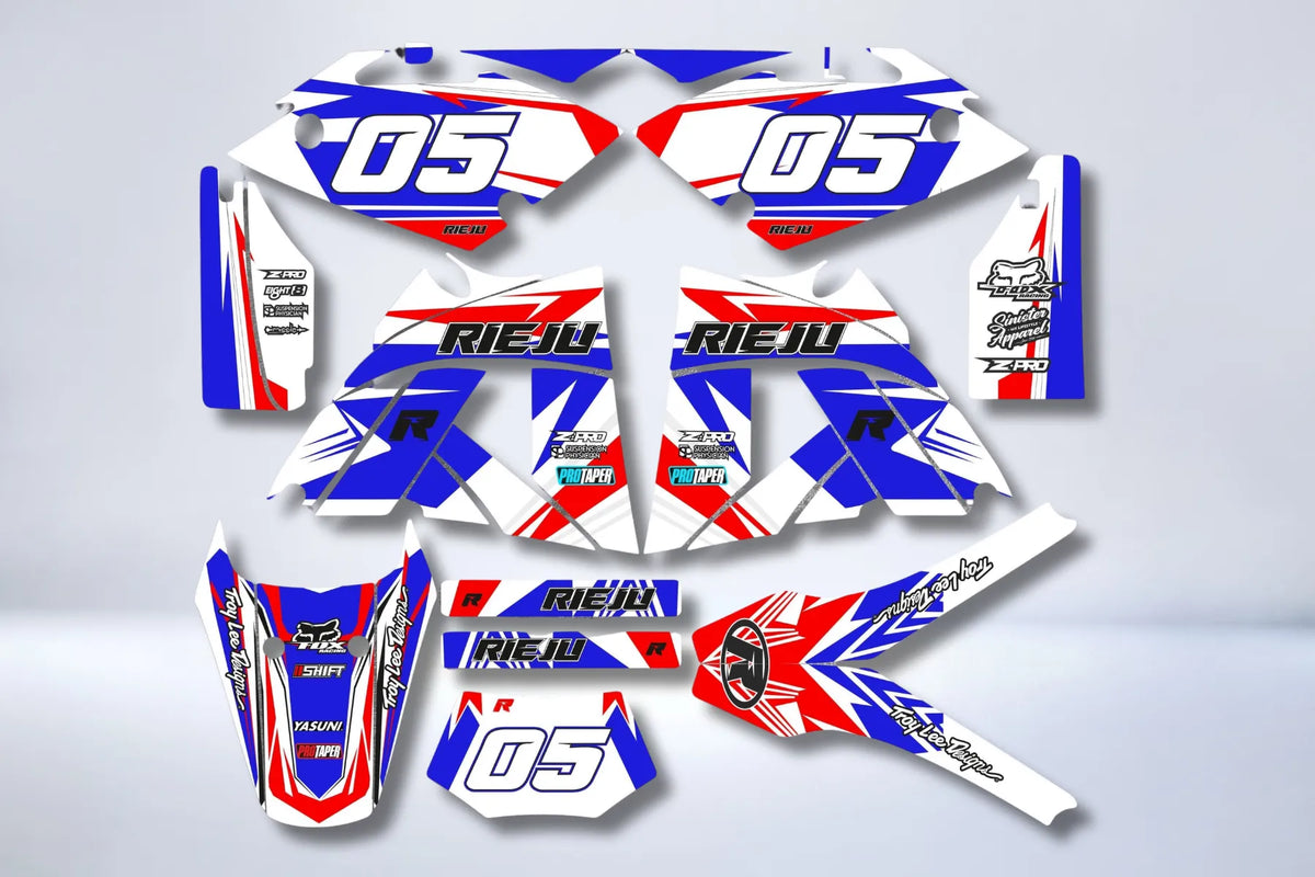 RIEJU SMX / MRX Deco Kit - TRICOLOR