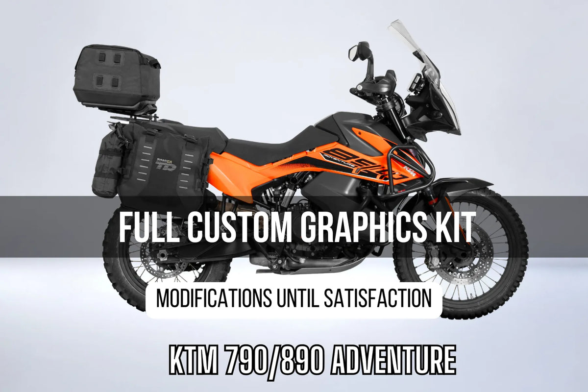 Kit Déco KTM 790 / 890 ADVENTURE R 100% personnalisé