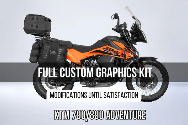 KTM 790 / 890 ADVENTURE R 100% Custom Decal Kit