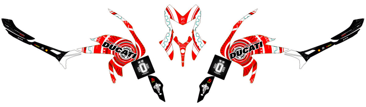 Deko-Kit Ducati Hypermotard Hyperstrada 2013-2016 - HYPERX