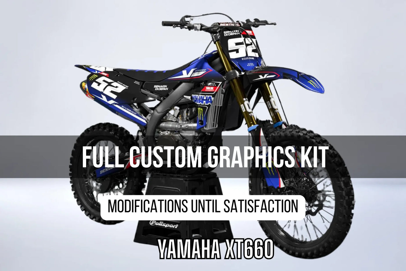 Kit Déco YAMAHA XT 660 100% personnalisé