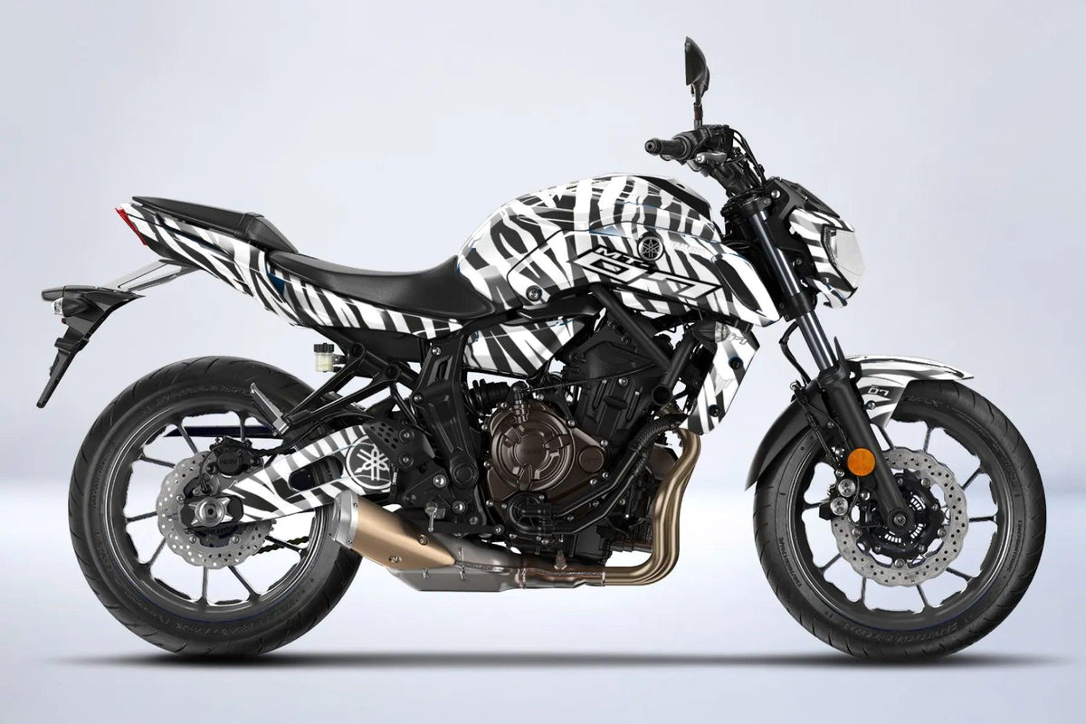 Kit Déco Yamaha MT 125 / MT 03 / MT 07 / MT 09 / MT 10 Semi-Personnalisé - ZEBRA