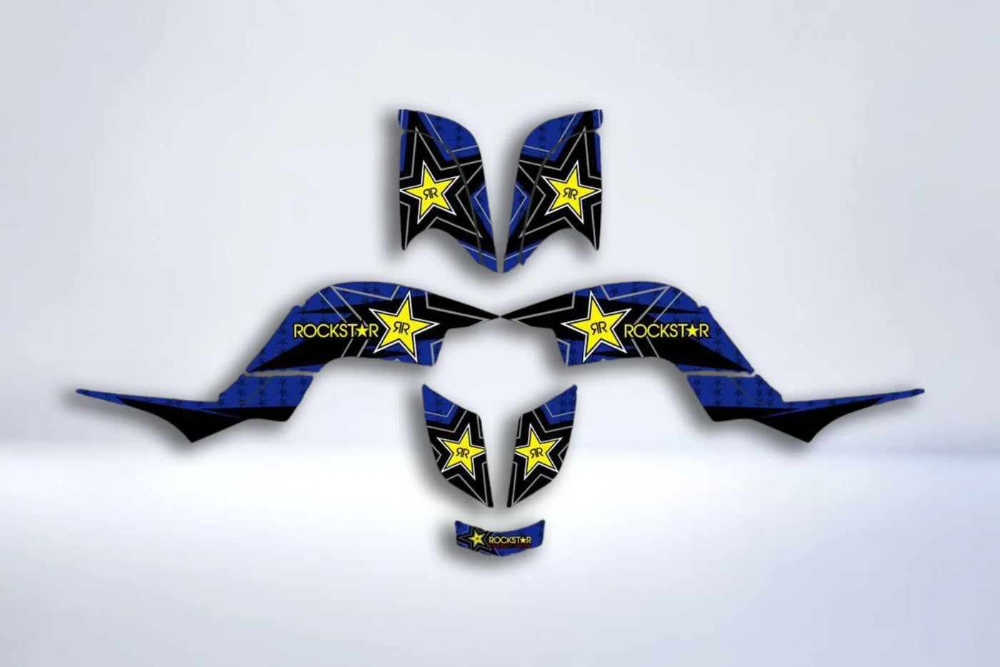 kit grafiche Yamaha YFM 660 RAPTOR - ROCKSTAR BLUE