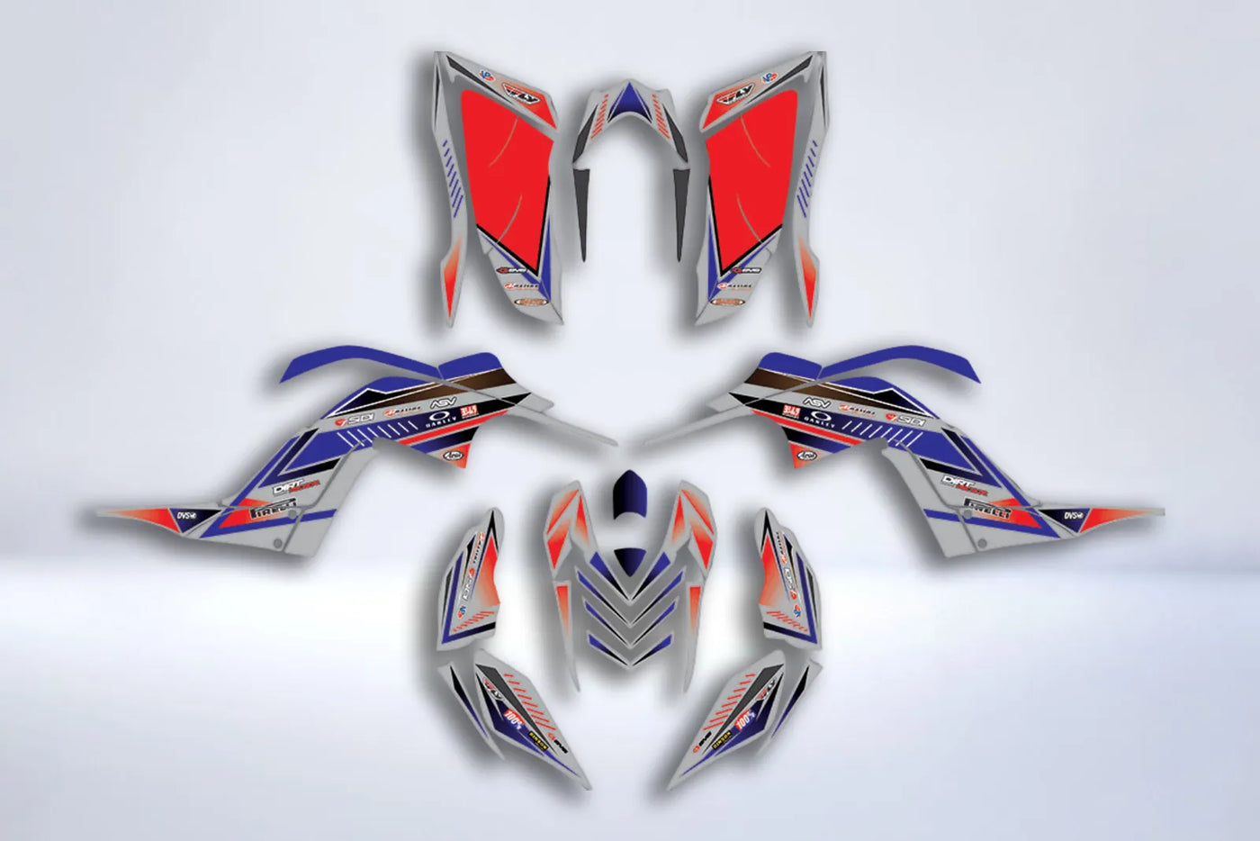 kit grafiche Yamaha YFM 700 RAPTOR 2006-2012 - BGB
