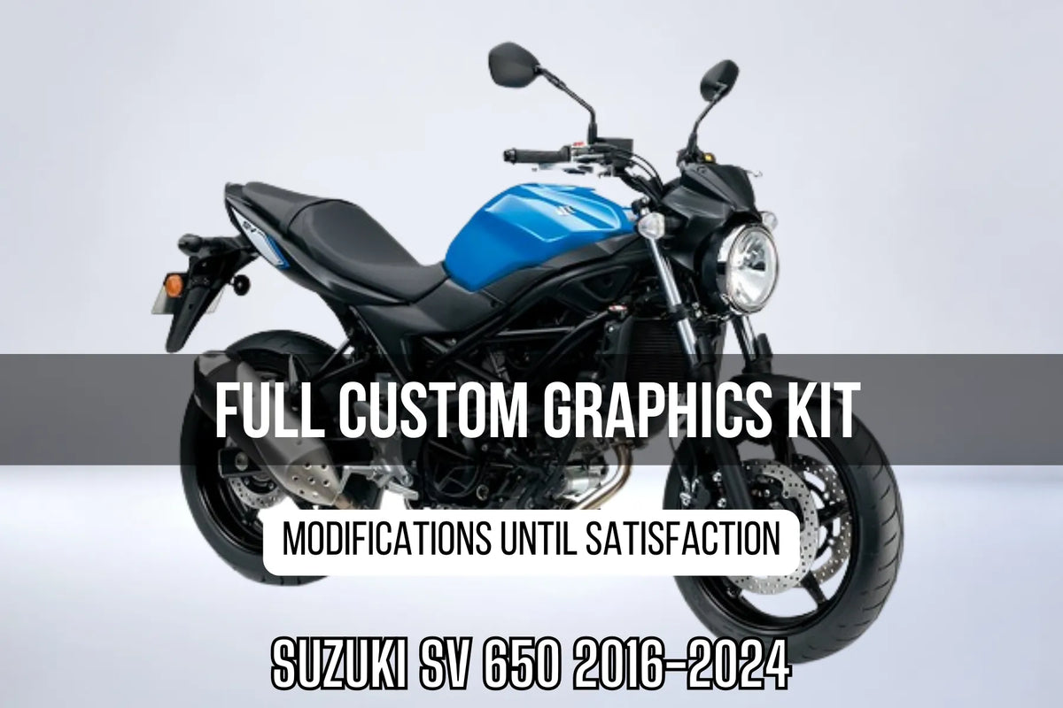 Kit Déco SUZUKI SV 650 (2016-2024) 100% personnalisé