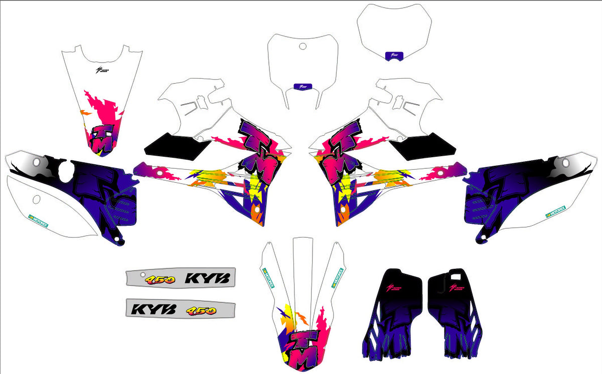 Dekor-Kit TM Racing 2022-2025 - ZAREON
