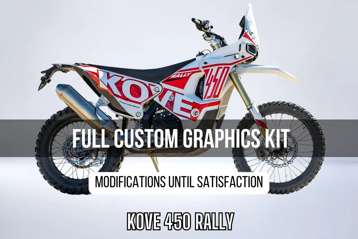 Kit déco KOVE 450 RALLY 100% personalizzato