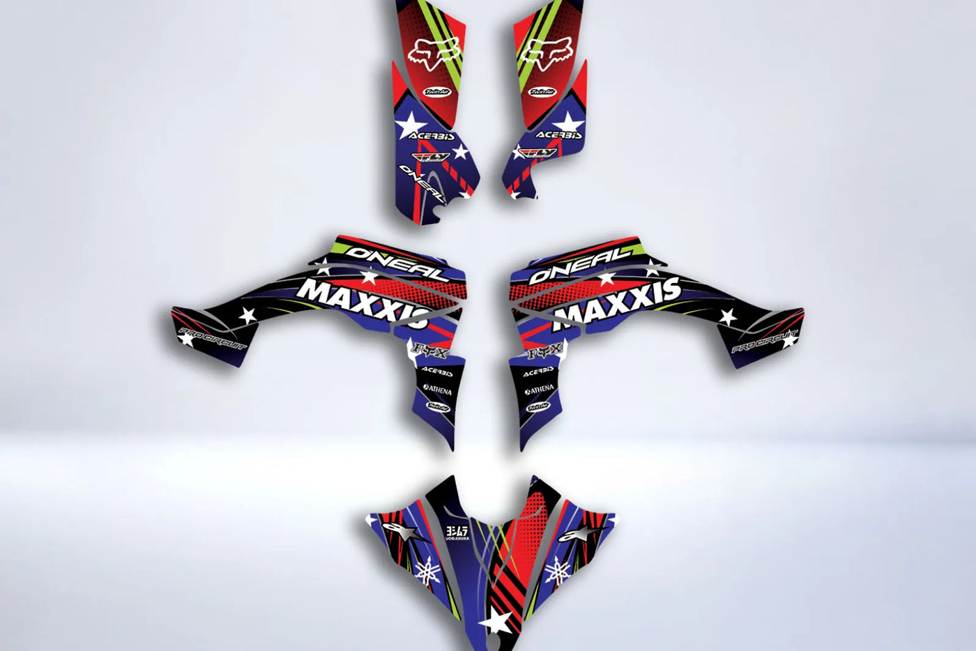 Kit Déco Yamaha YFZ 450 R RAPTOR 2014-2022 - ONEAL
