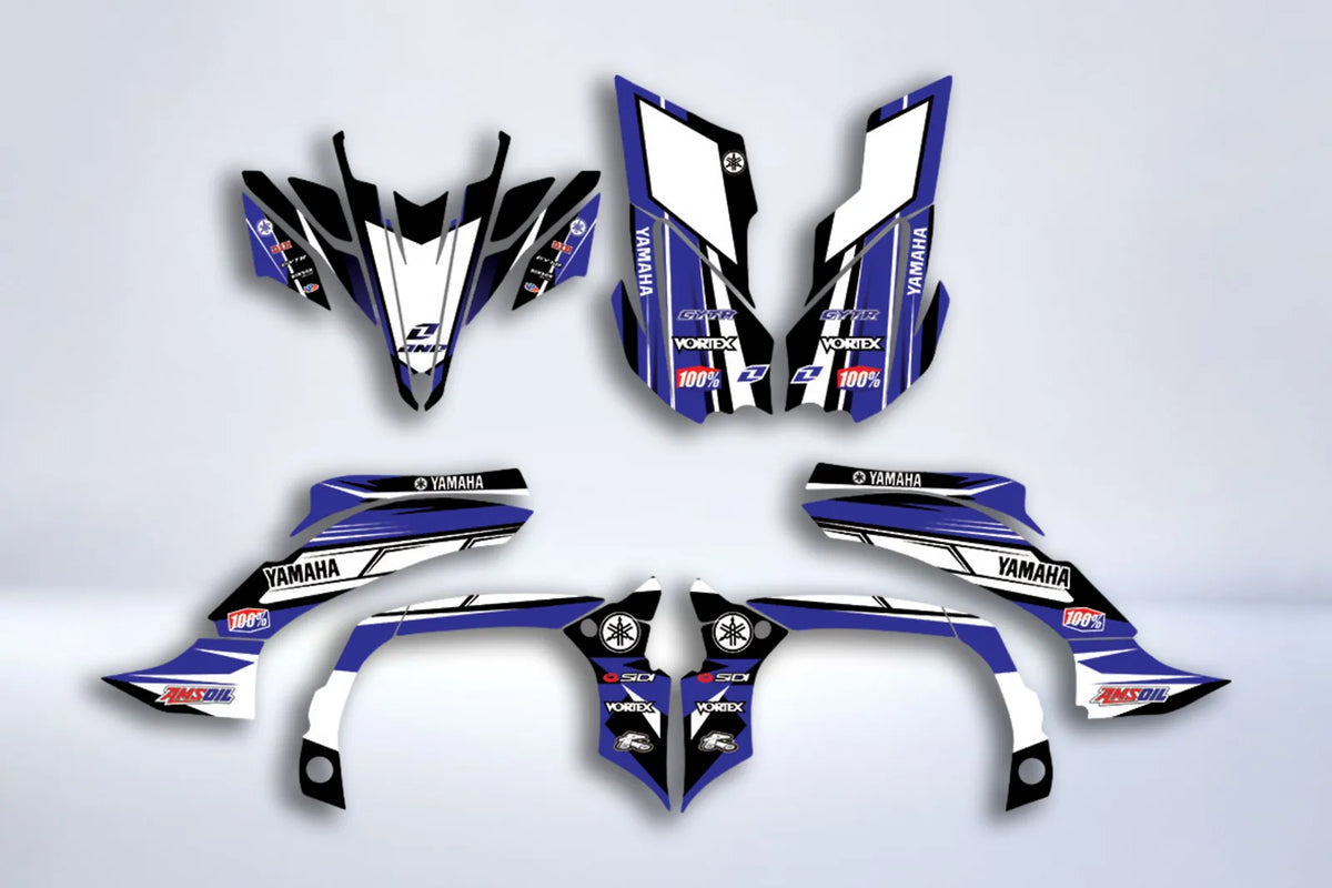 Kit déco Yamaha YFZ 450 R RAPTOR 2009-2013 - BLUE