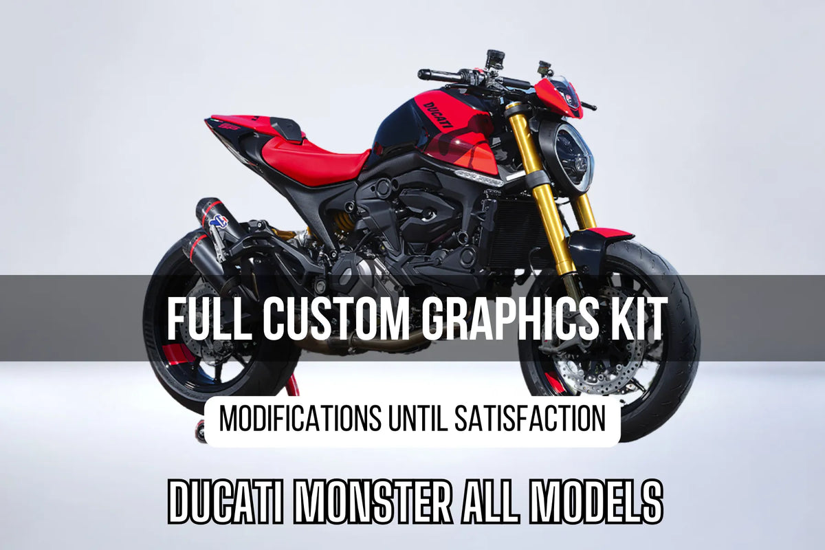 Kit Déco Ducati Monster (tous les modèles) 100% personnalisé