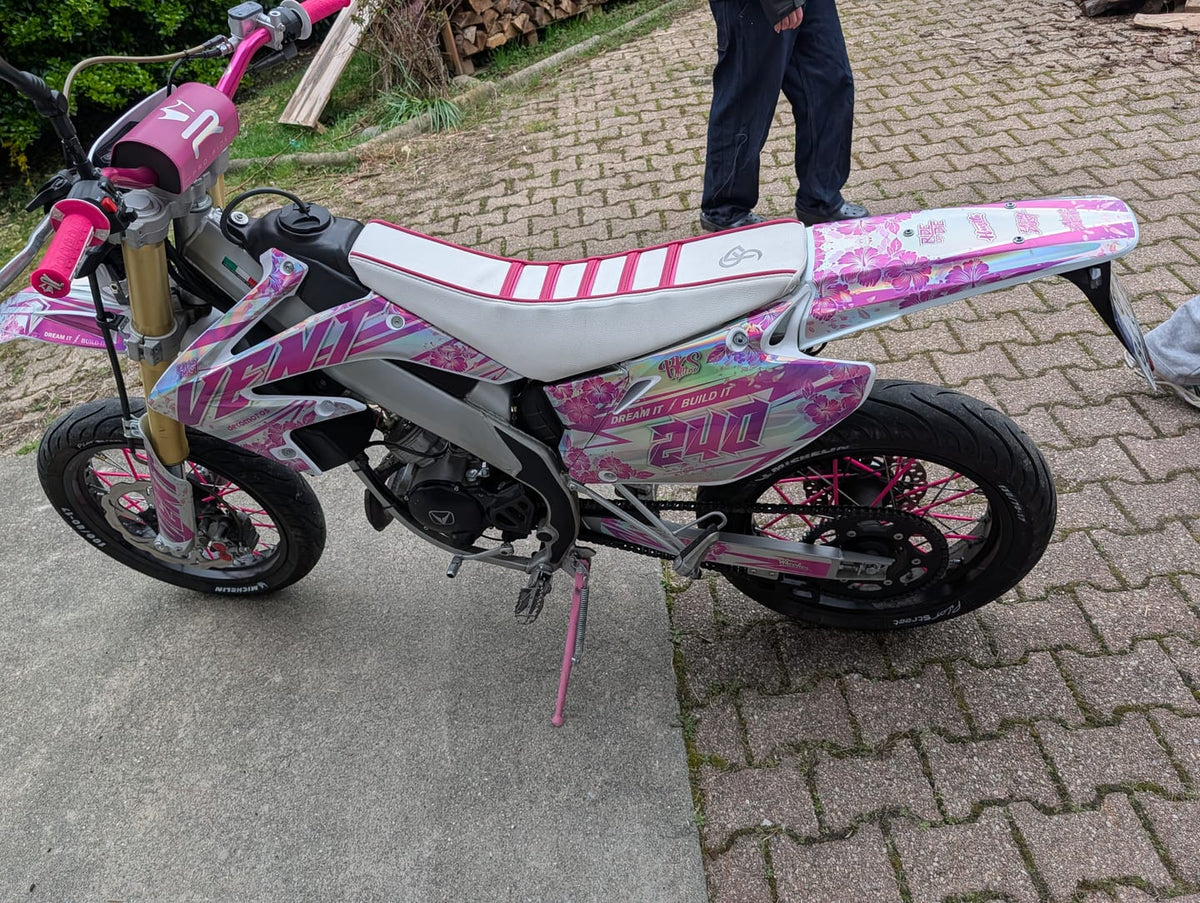 graphics kit HM Vent Derapage 50cc 2006-2025 - FLOWER