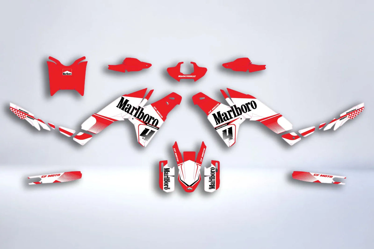 Dekor-Kit CF MOTO 450 MT 2024-2025 - RED