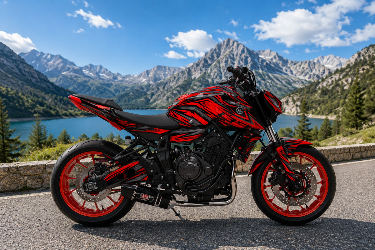 Kit Déco Yamaha MT 125 / MT 03 / MT 07 / MT 09 / MT 10 Semi-Personnalisé - DESTROY