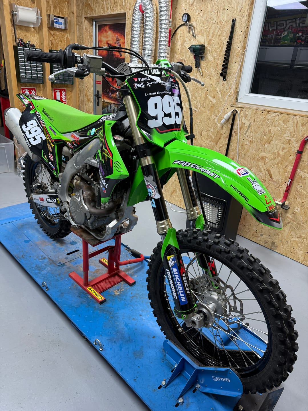 Kit Déco Kawasaki KXF 250 2021-2024 & KXF 450 2019-2023 - VORTIQ