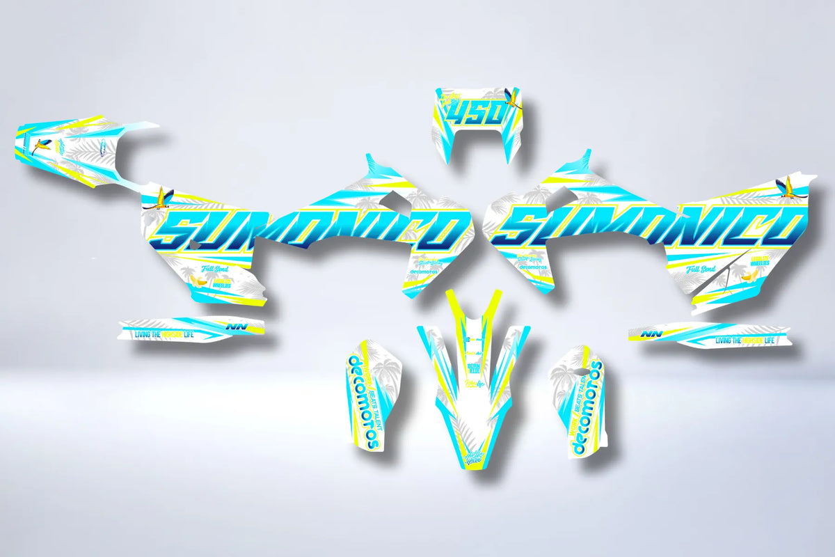 NUOVO! Tropical - kit grafiche Semi-Personalizzato
