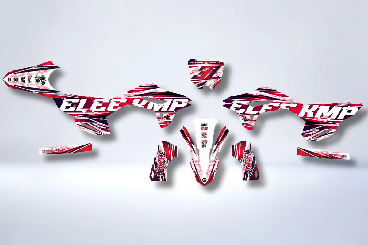 Honda CRF 250 2022-2024 & CRF 450 2021-2024 graphics kit - Flash