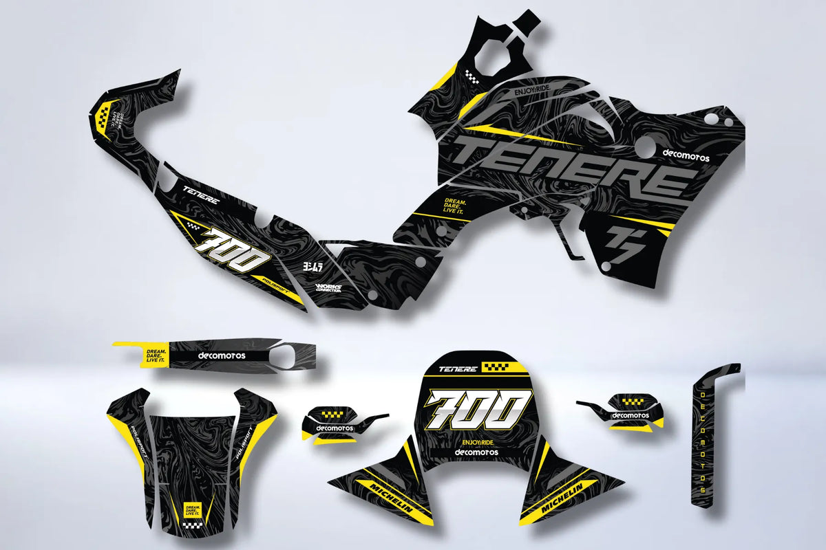 Kit Déco YAMAHA 700 TENERE - YELLOW