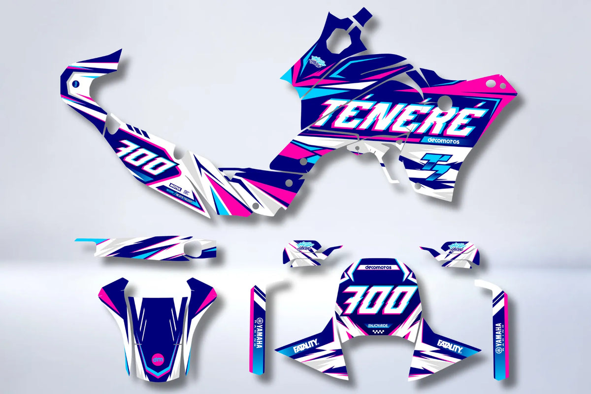 Dekor-Kit YAMAHA 700 TENERE - GLITCH
