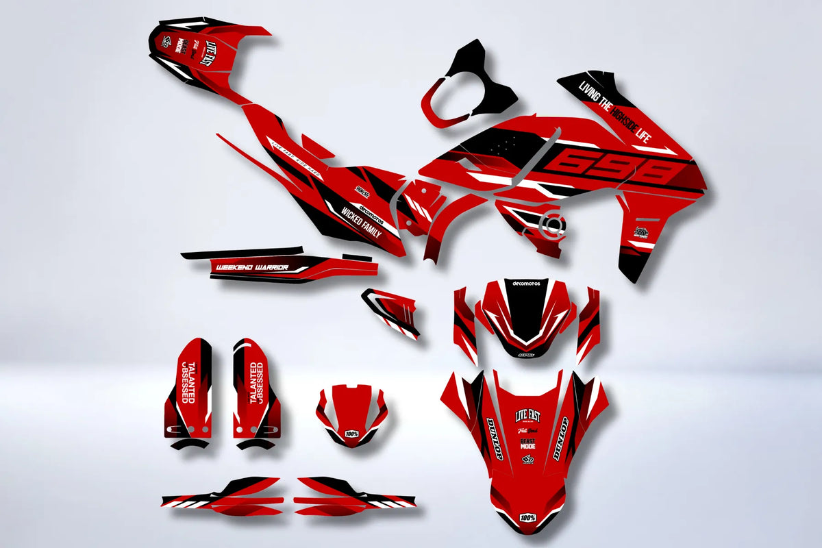 Dekor-Kit Ducati Hypermotard 698 Mono - FACTO