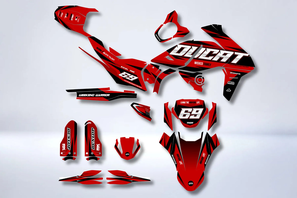 Dekor-Kit Ducati Hypermotard 698 Mono - RACE