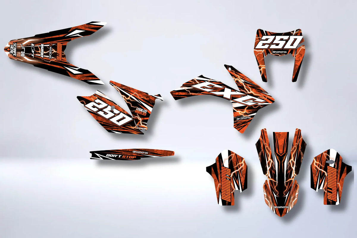 Dekor-Kit KTM EXC EXC-F SX SX-F 2011-2013 - STORMER