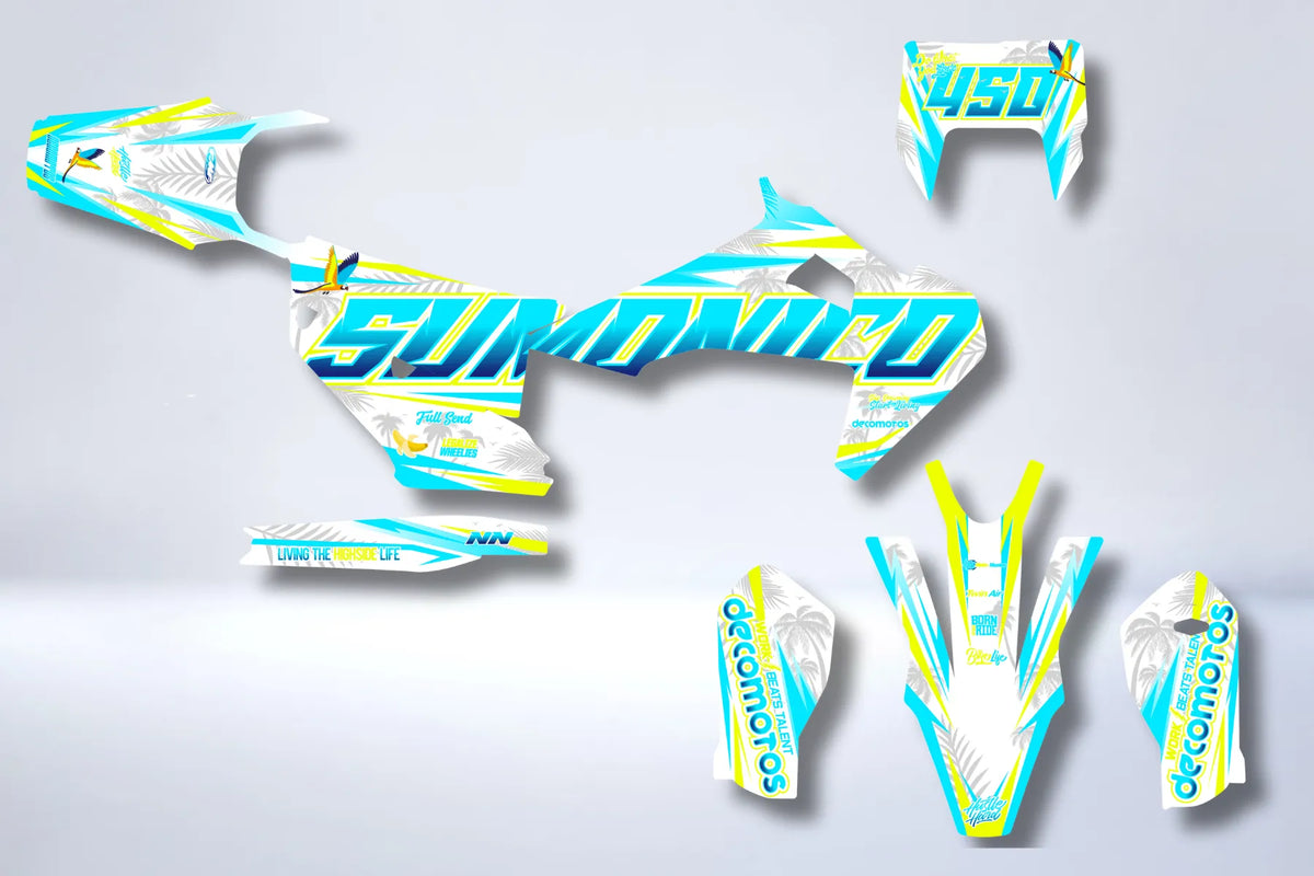 NUOVO! Tropical - kit grafiche Semi-Personalizzato