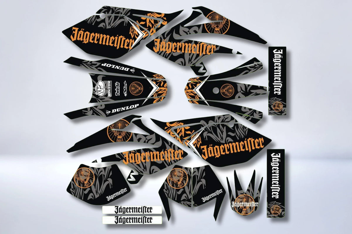 Kit Déco BETA 50 RR 2006-2010 - JAGERMEISTER ORANGE