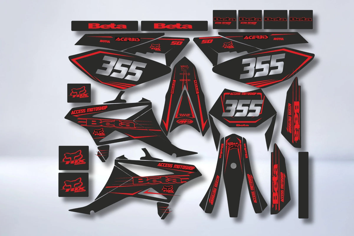 Deco Kit BETA 50 RR 2011-2020 - FACTORY RED