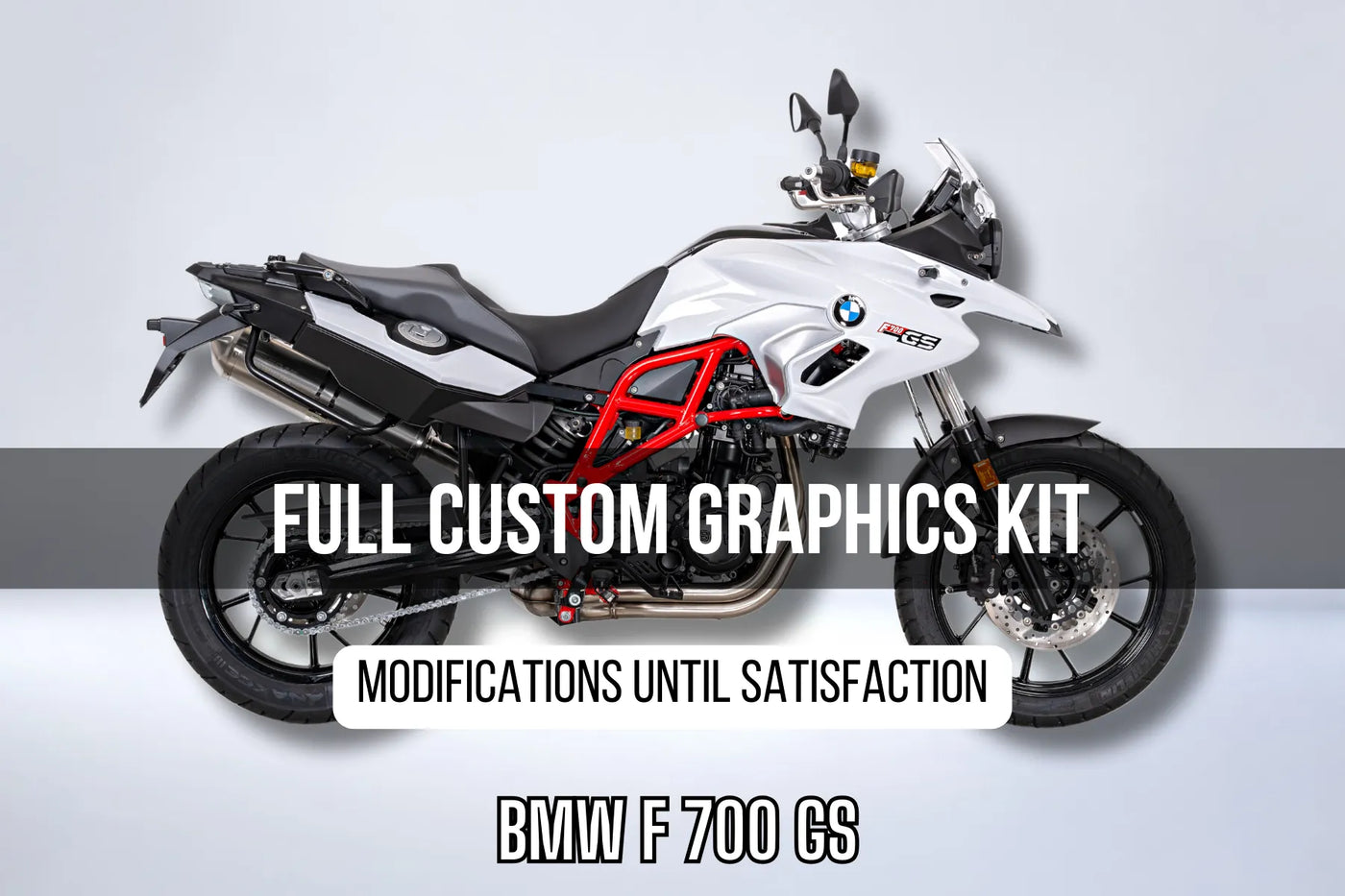 BMW F 700 GS graphics kit 100% custom