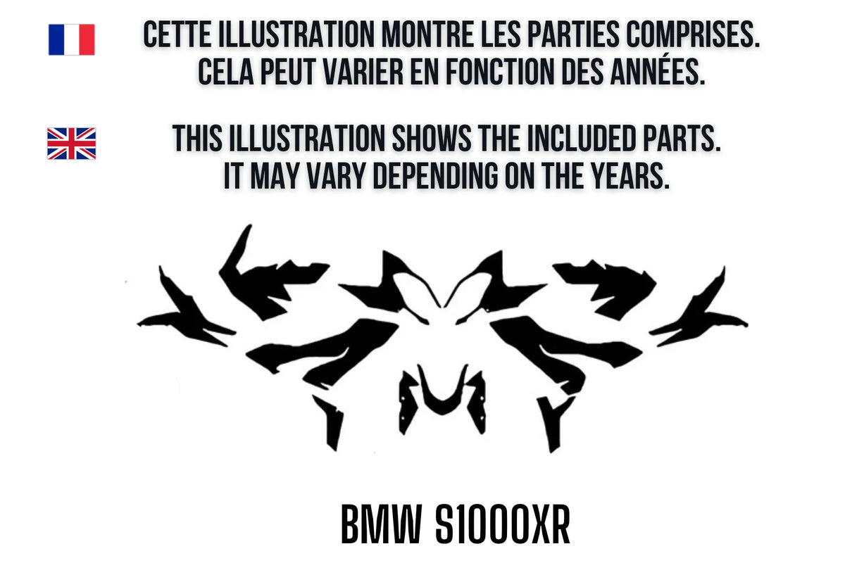 BMW S1000XR graphics kit 100% custom