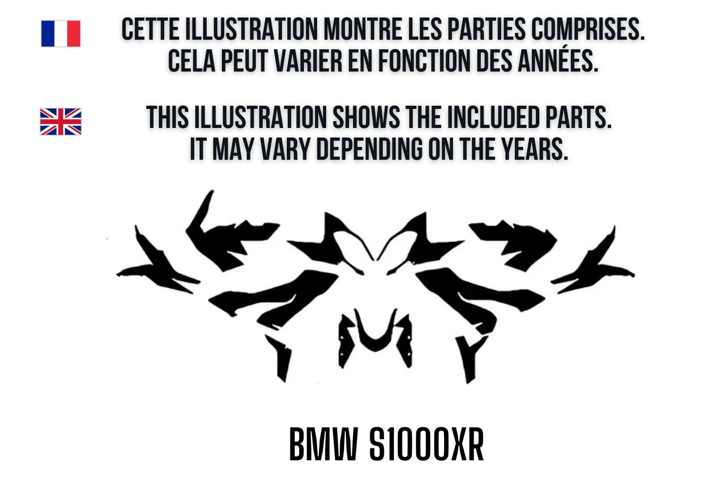BMW S1000XR graphics kit 100% custom