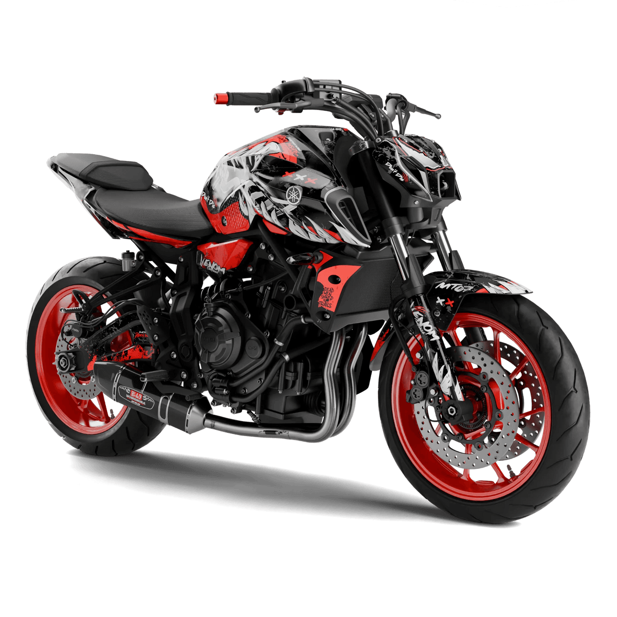 Kit Déco Yamaha MT 125 / MT 03 / MT 07 / MT 09 / MT 10  Semi-Personnalisé - VENOM