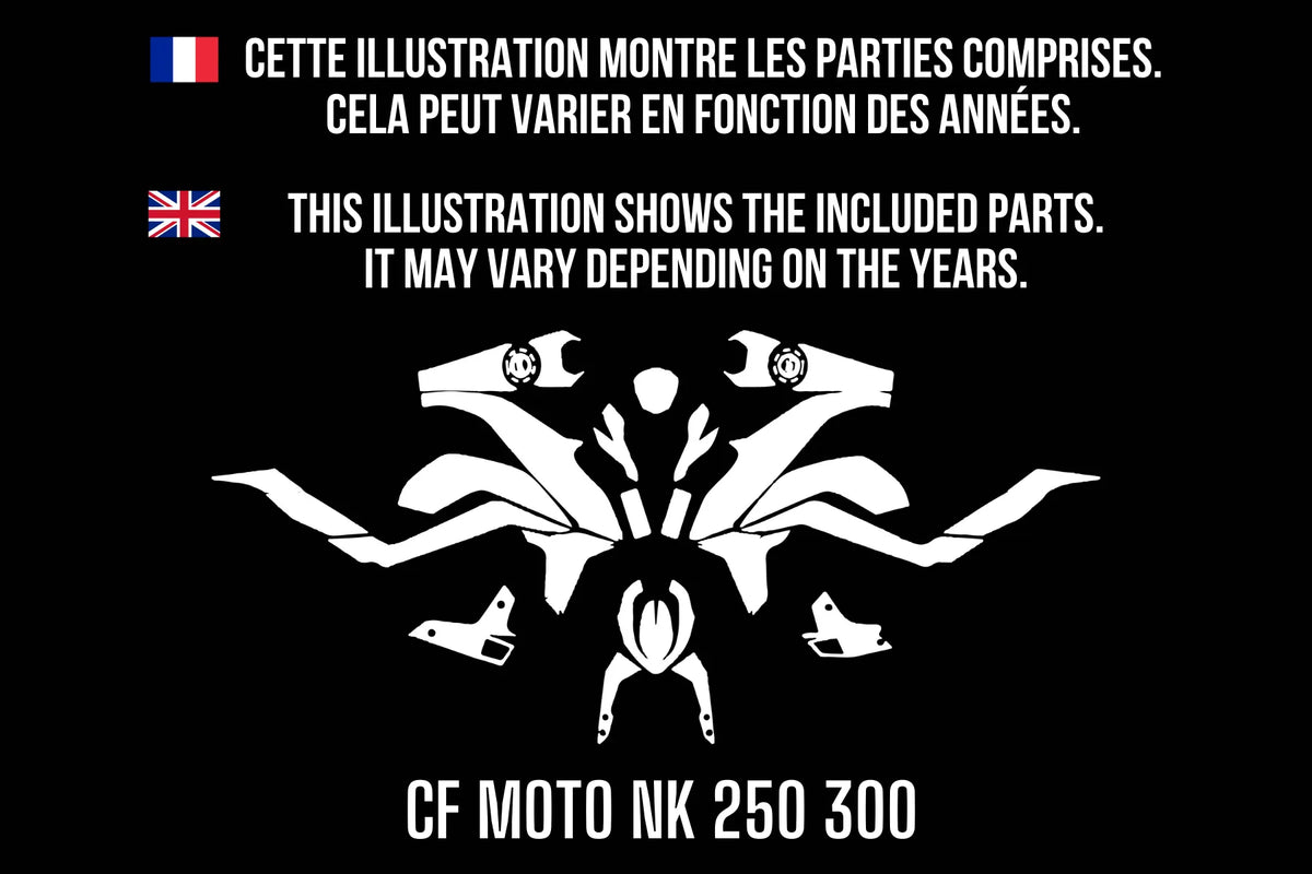 Kit Déco CF MOTO NK 250 300 2018-2021 100% personnalisé