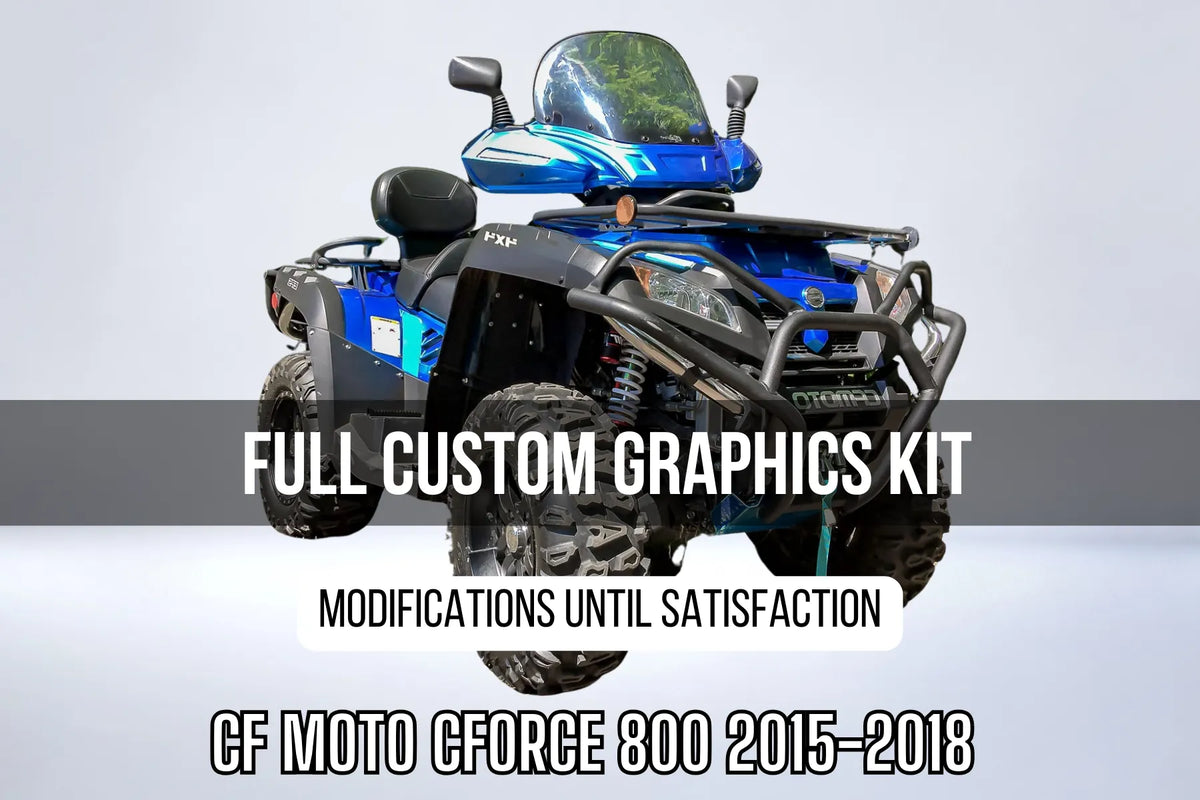 Kit gráfico CF MOTO CFORCE 800 (2015-2018) 100% personalizado
