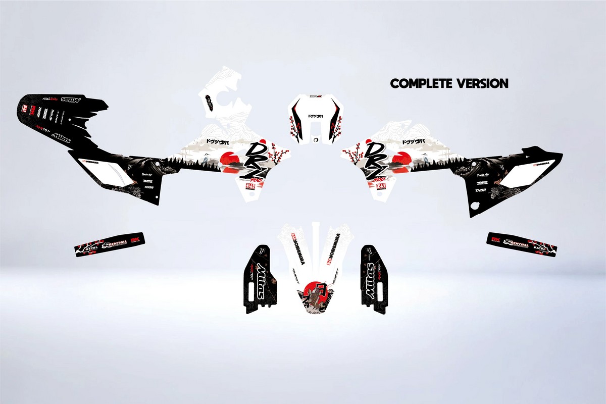 SUZUKI DR-Z4S & SM 2025 graphics kit - JAPAN