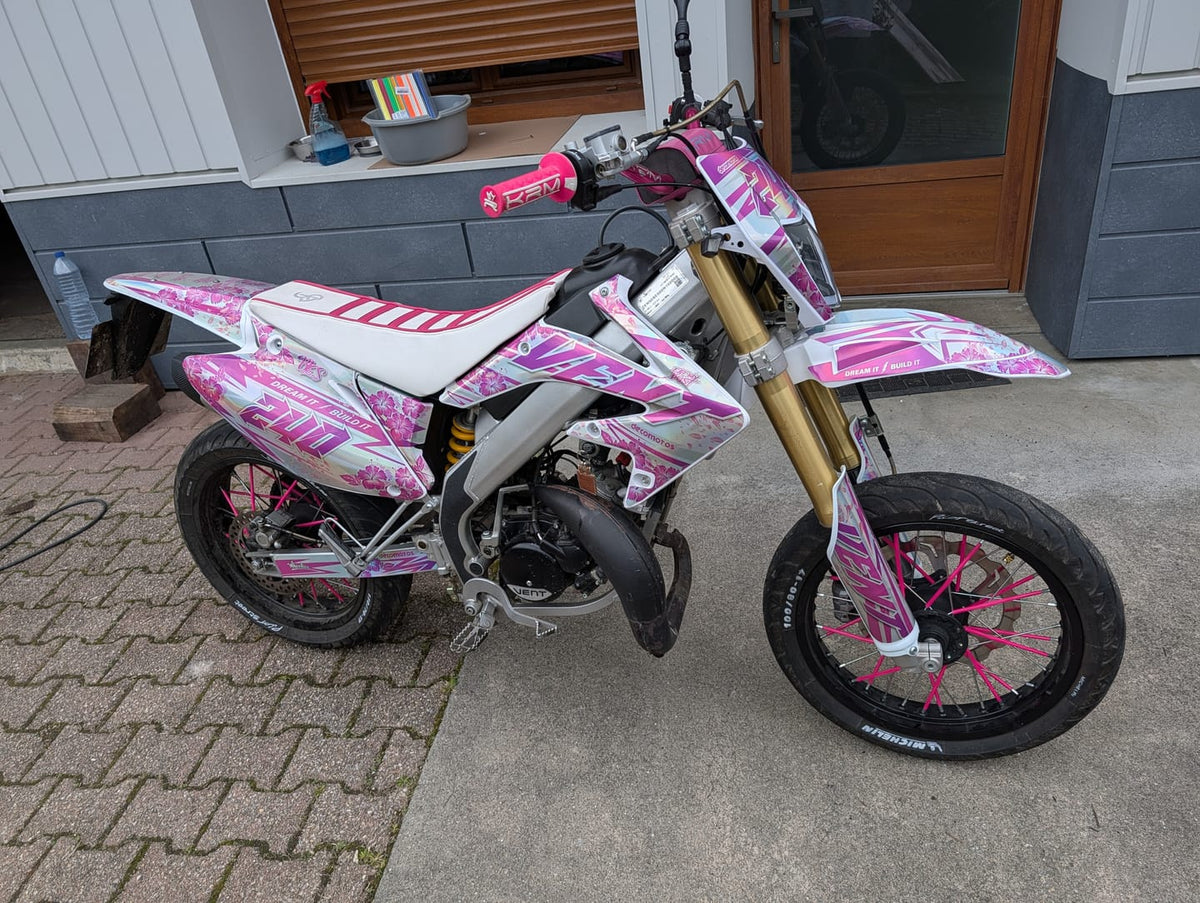 graphics kit HM Vent Derapage 50cc 2006-2025 - FLOWER