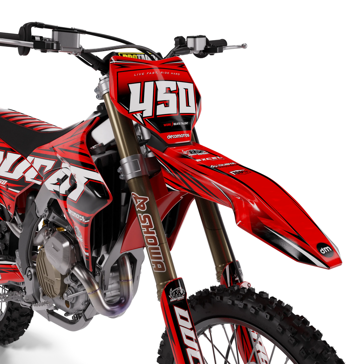 Ducati Desmo 450 MX graphics kit - Aureon