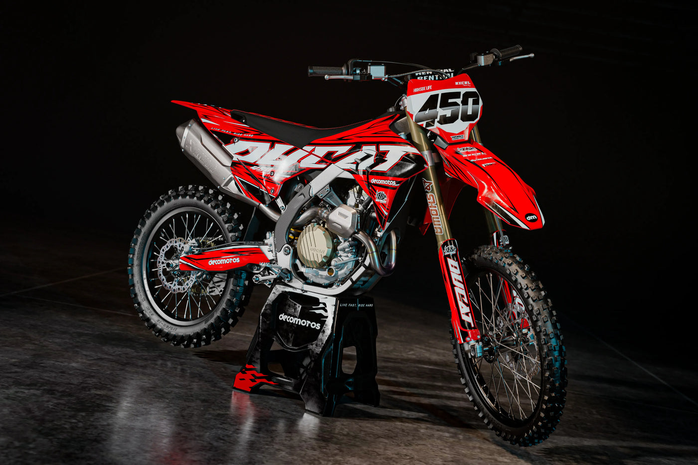 Kit déco  Ducati Desmo 450 MX - Aureon