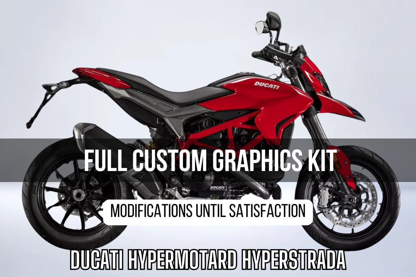 Kit déco Ducati Hypermotard Hyperstrada 2013-2016 100% personalizzato