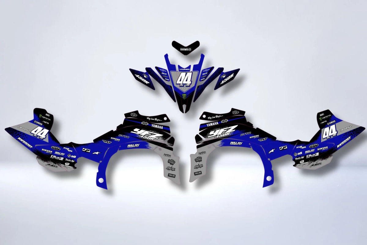 Dekor-Kit Yamaha YFZ 450 R RAPTOR 2009-2013 - VELRYX